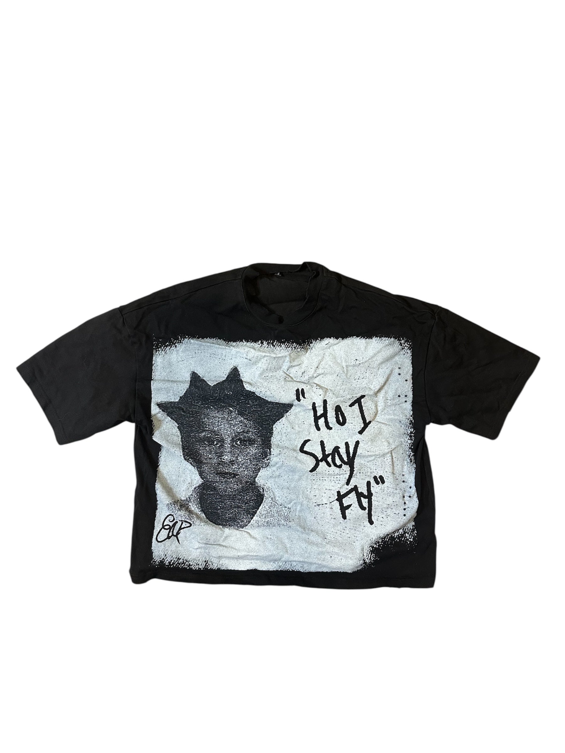 HO I STAY FLY TEE - BLACK
