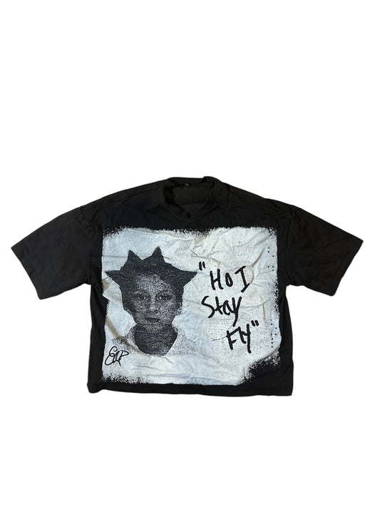 HO I STAY FLY TEE - BLACK