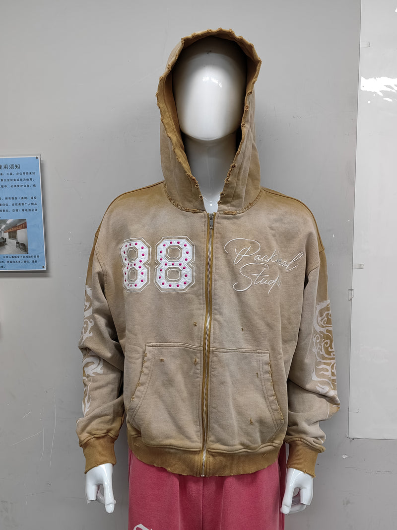 “88 VARISTY MOCHA” ZIP