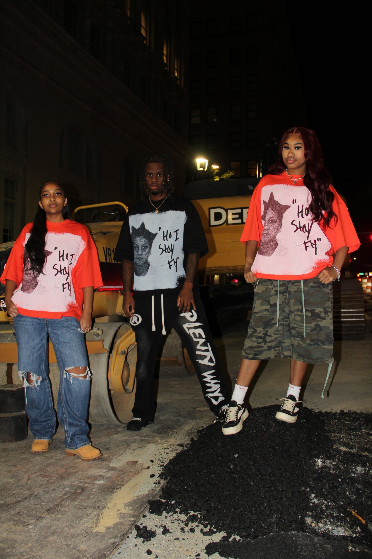 HO I STAY FLY TEE - BLACK