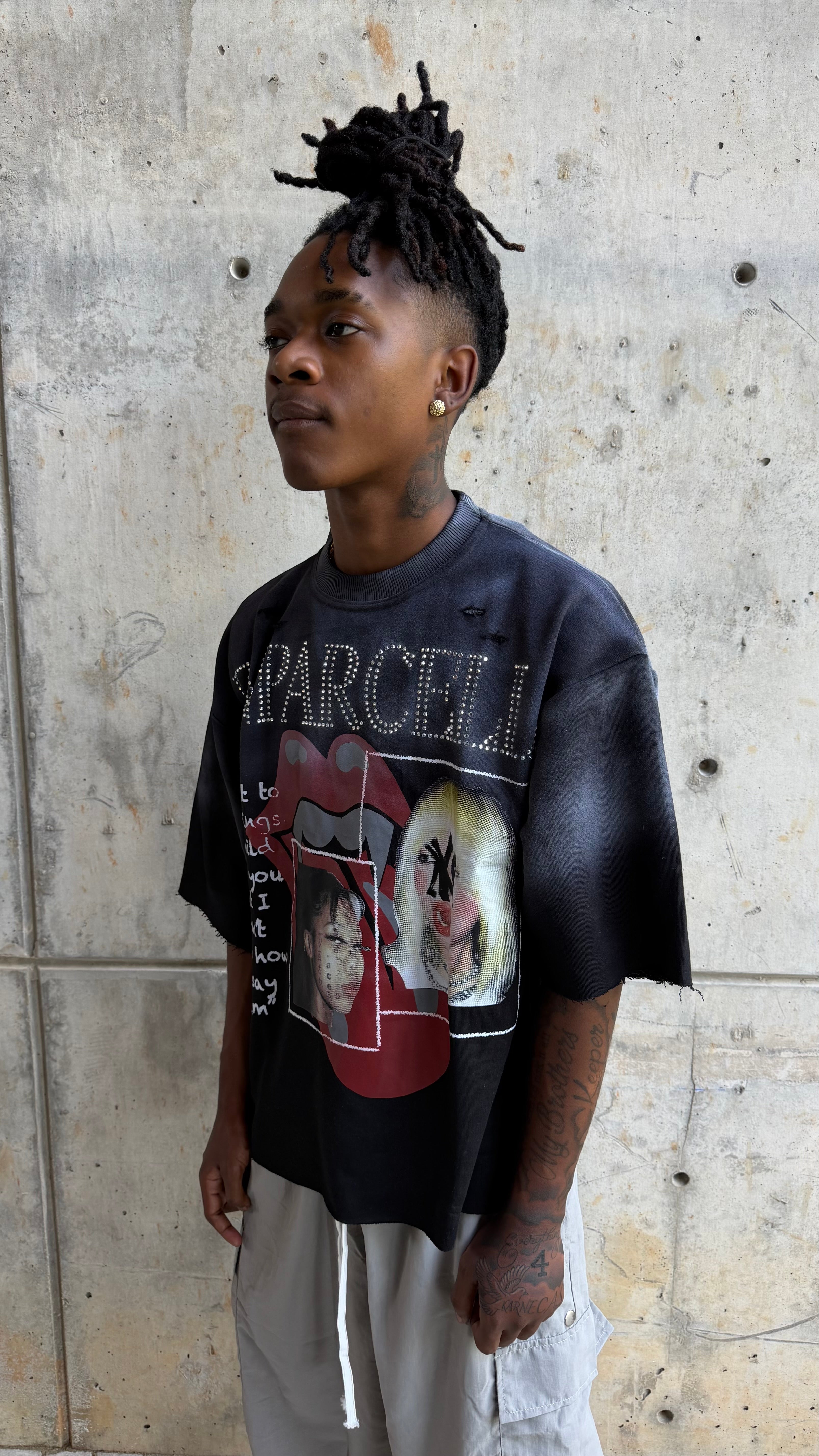 “Lov Galore” Black Tee