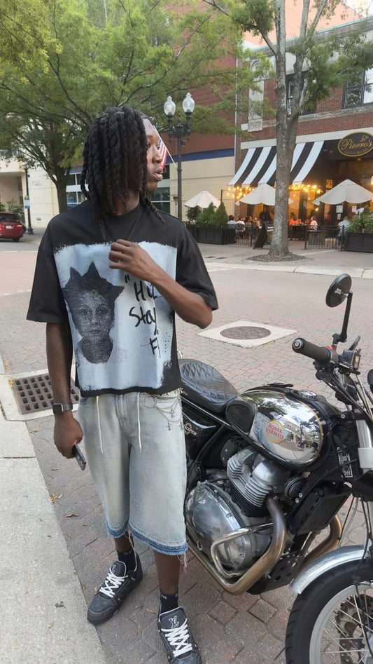 HO I STAY FLY TEE - BLACK