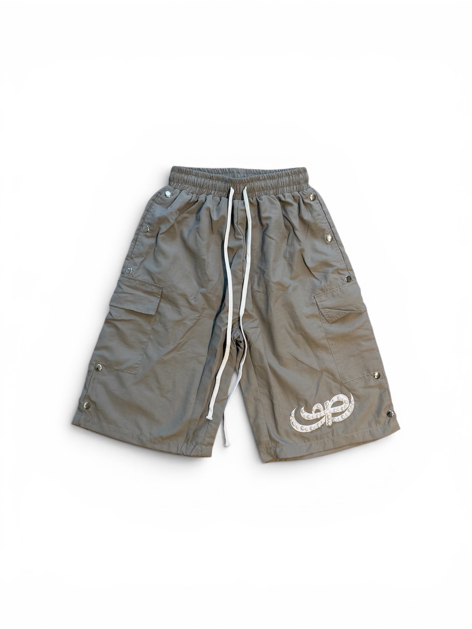 “Love Galore” grey shorts
